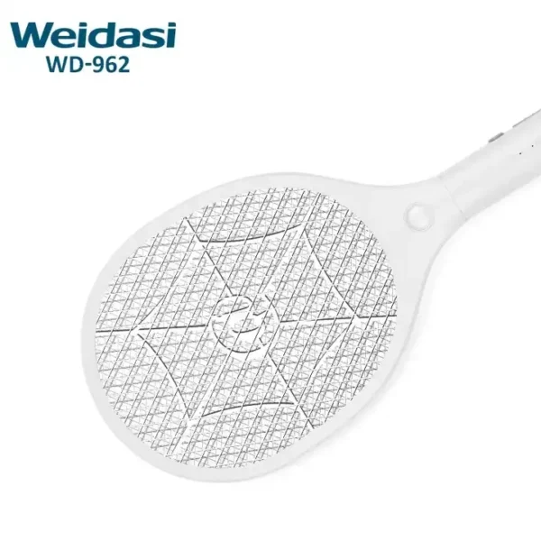 Newest Rechargeable Mosquito Killer Bat Electric Fly Swatter Mosquito Zapper with LED Light - 画像 (3)