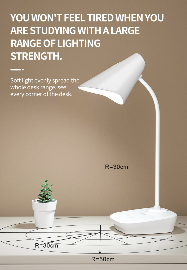 led reading light third gear dimming eye caring lamp for reading specially table reading lamp