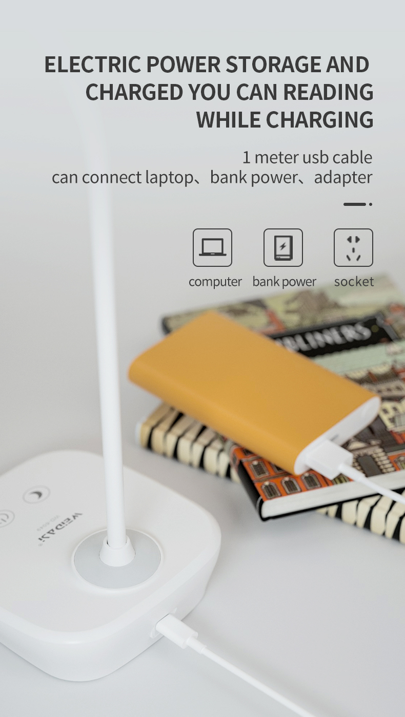 led reading light third gear dimming eye caring lamp for reading specially table reading lamp