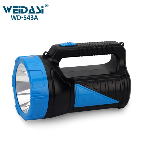 long range outdoor lighting led powerful searchlight with rechargeable camping lamp