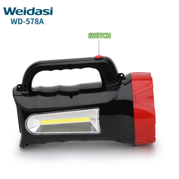 outdoor portable emergency light searchlight led rechargeable battery searchlight