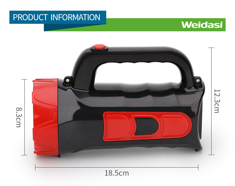 outdoor portable emergency light searchlight led rechargeable battery searchlight
