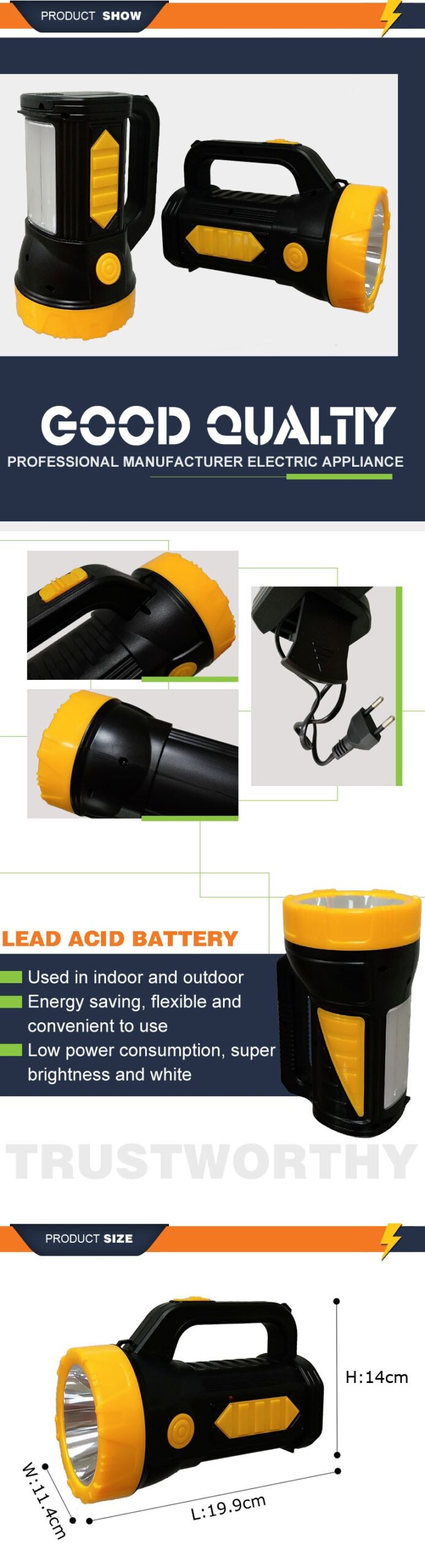 LED 전문 가족은 OEM을위한 일본 비상 조명을 사용합니다.