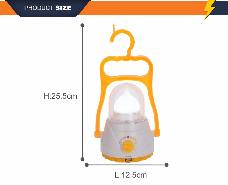 portable solar power rechargeable led lantern for camping lighting