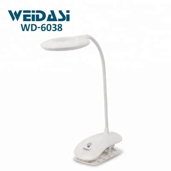 터치 스위치 책상 독서 램프가있는 미끄럼 방지 디자인 USB 인포트 LED 조명 독서 클램프 램프