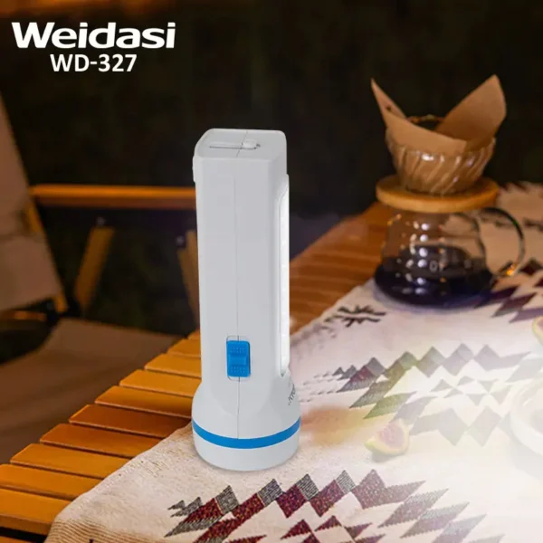 مصنع Weidasi مصنع Weidasi بالجملة مصباح يدوي محمول للطوارئ التخييم مصباح يدوي LED مصباح يدوي كهربائي