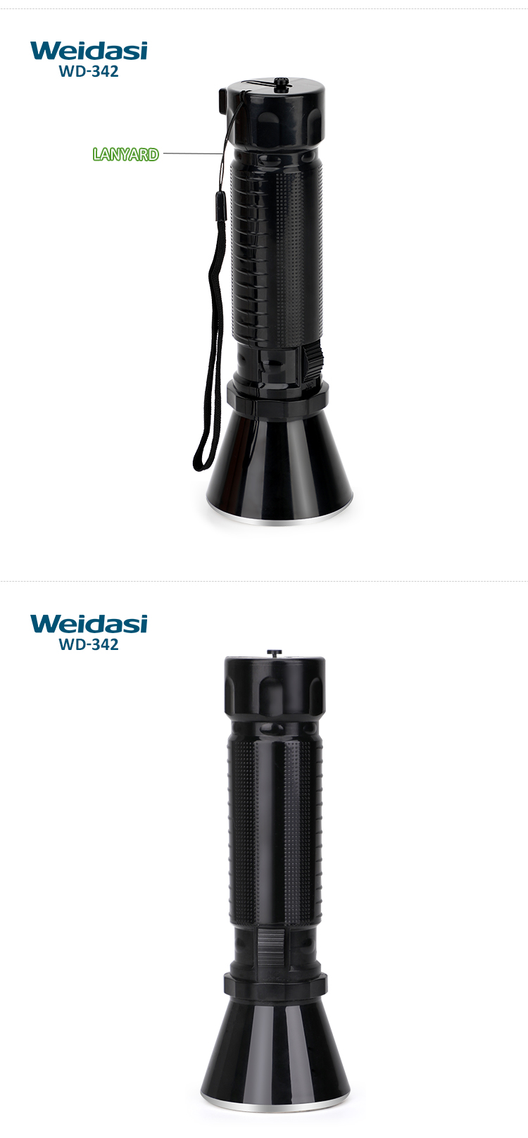 Waterproof Searchlight Flashlights & Torches Camping Emergency LED  Rechargeable Searchlight - Weidasi Electric Appliance