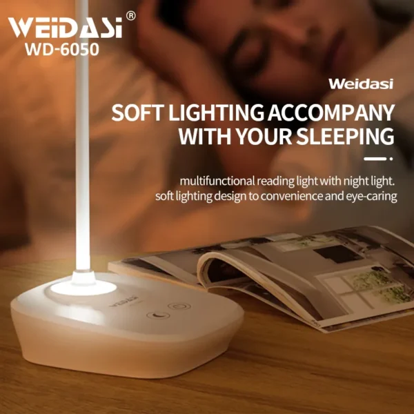 factory direct sale emergency led tube light magnetic rechargeable touch light for home reading use (复制)