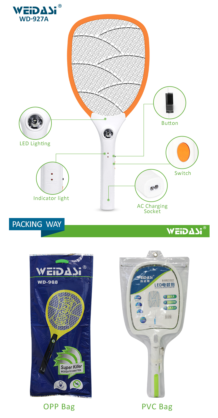 rechargeable battery mosquito killer electric pest control equipment with led lighting