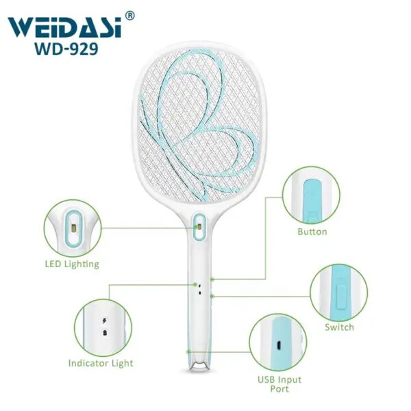 pest control rechargeable three gears led light mosquito killer bulb (复制)