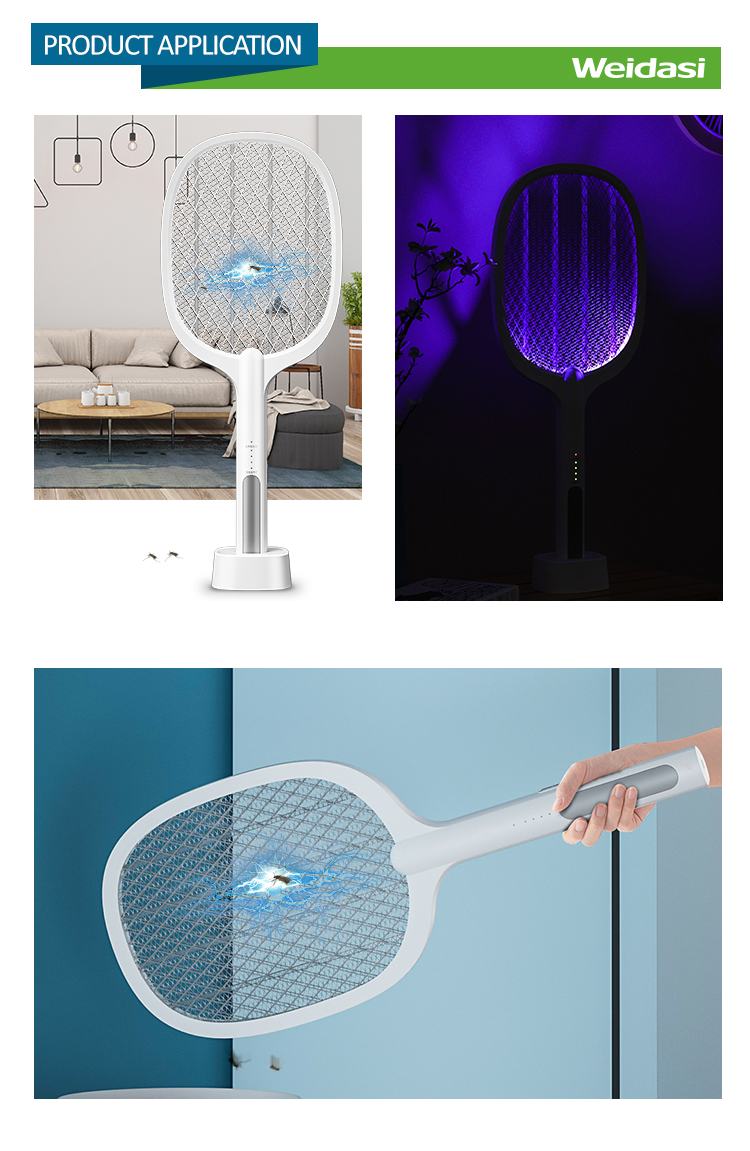 electric pest killer rechargeable battery fly swatter mosquito zapper and bat with usb