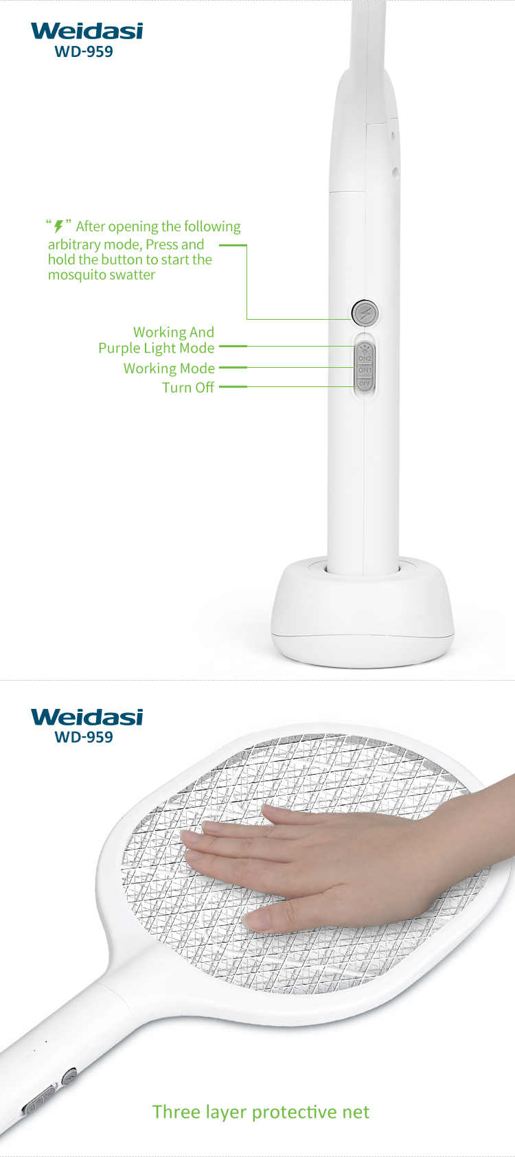 hot 2 in 1 mosquito killer lamp with usb rechargeable mosquito control