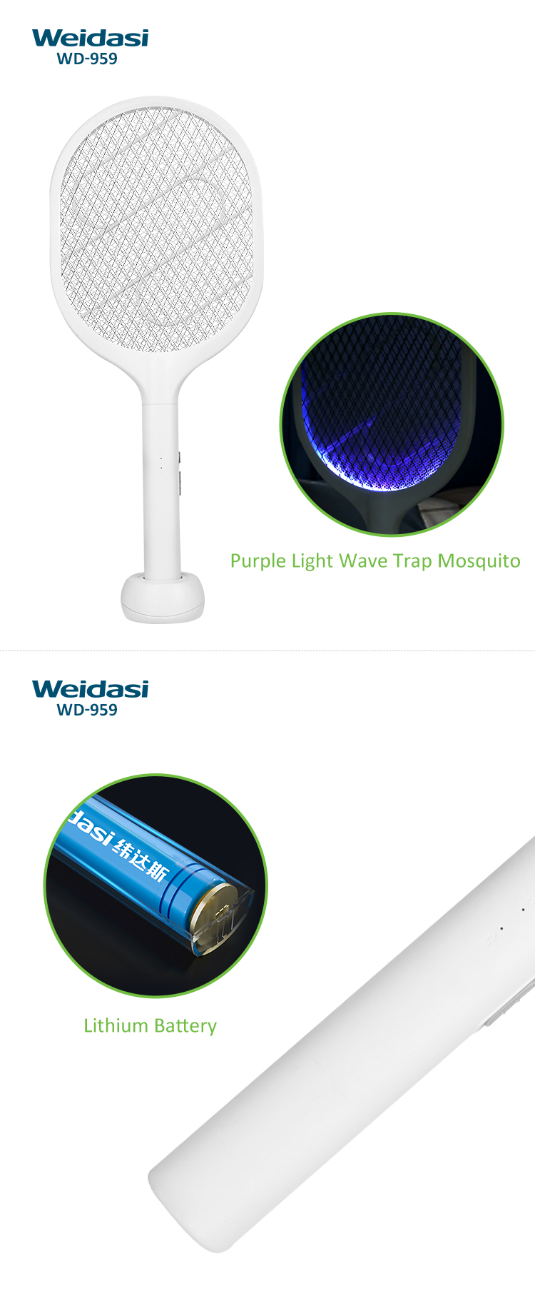 hot 2 in 1 mosquito killer lamp with usb rechargeable mosquito control