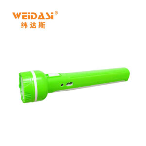 weidasi strong lighting rechargeable solar flash light with portable charger