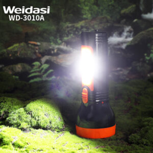 weidasi illumination tools emergency torch light led flash lamp hand charge torch light for multifunction use