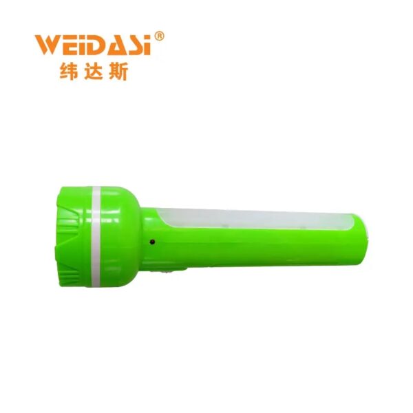 weidasi強力な照明充電式ソーラーフラッシュライトポータブル充電器付き