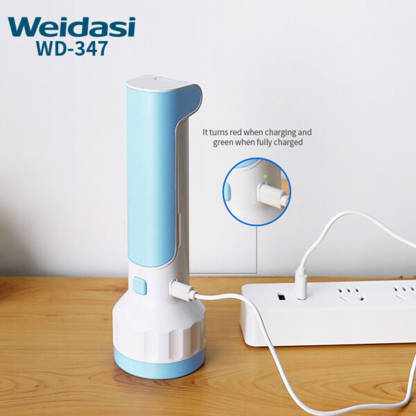 緊急懐中電燈の屋外の再充電可能な導かれたトーチ ライト携帯用プラスチック キャンプは懐中電燈を導きました