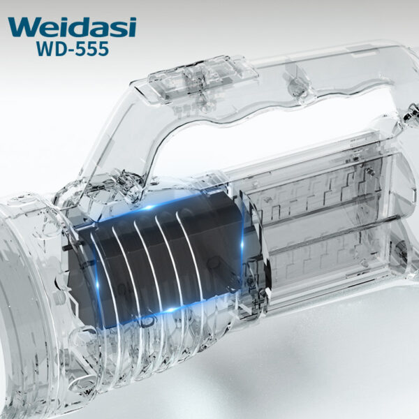 卸し売り手持ち型のプラスチック abs の再充電可能な導かれた携帯用サーチライトの長期調査ライト