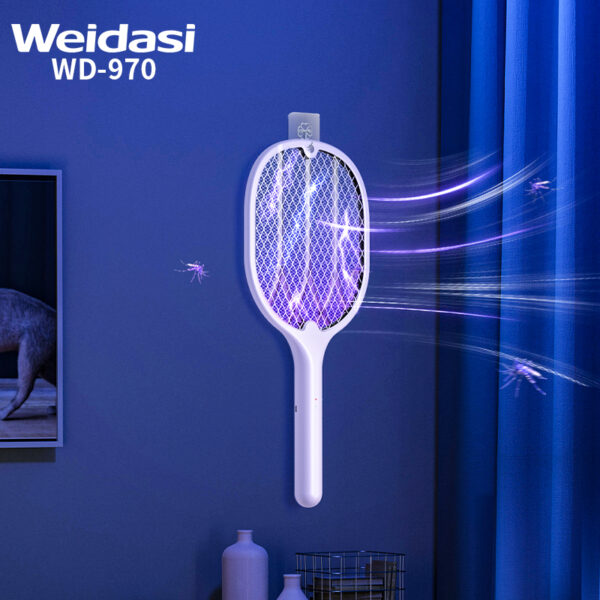 rechargeable fly killing electric mosquito killer racket for pest control