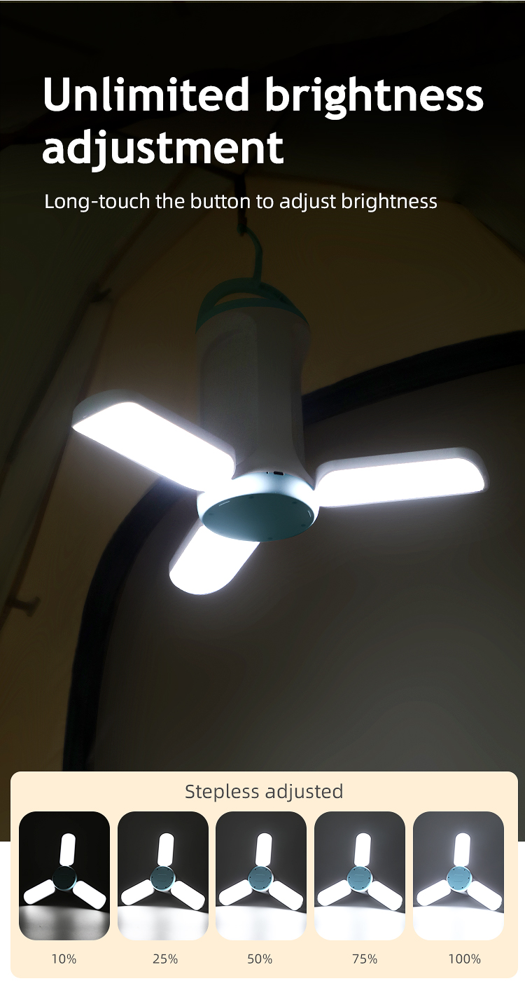 충전식 비상 조명 멀티 기능 LED 비상 램프 야외용 휴대용 비상 조명