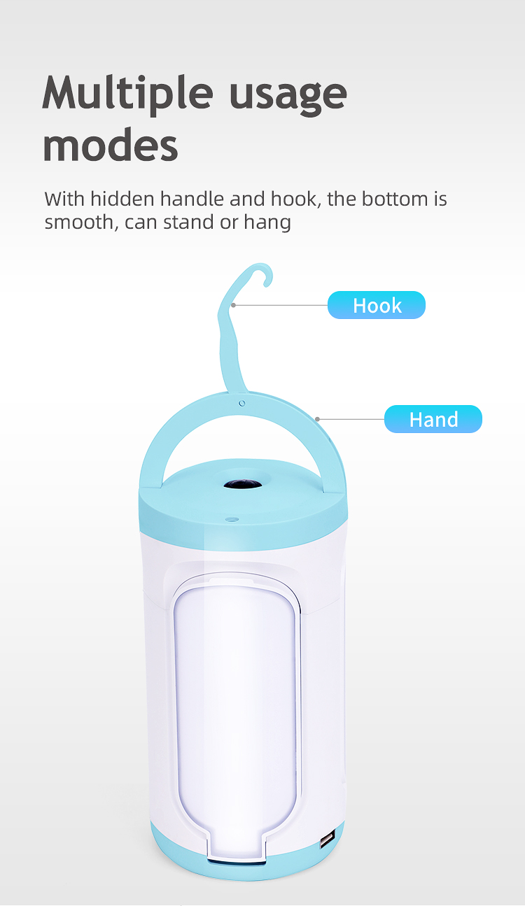 충전식 비상 조명 멀티 기능 LED 비상 램프 야외용 휴대용 비상 조명