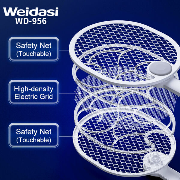 electric mosquito killer rechargeable battery with usb cable mosquito swatter new style fly swatter indoor (复制)