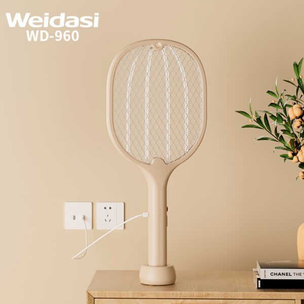 weidasi rechargeable plastic mosquito bat electric fly swatter mosquito killing lamp