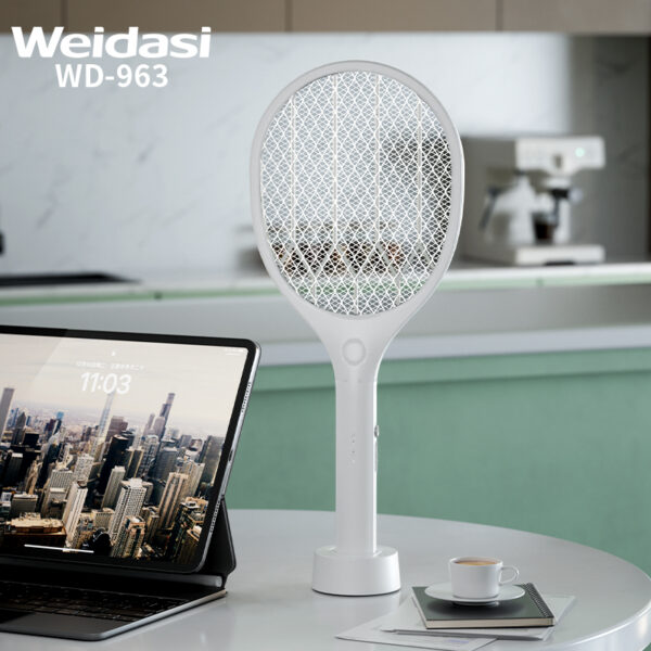 skd electric mosquito racket with uv light lamp usb rechargeable mosquito zapper