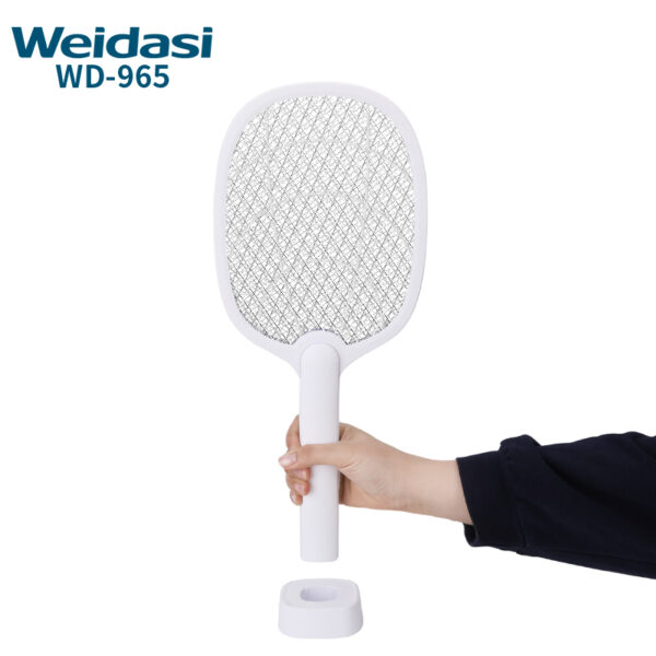 충전식 모기 살인자가있는 전기 모기 방망이 및 모기 램프 두 가지 모드