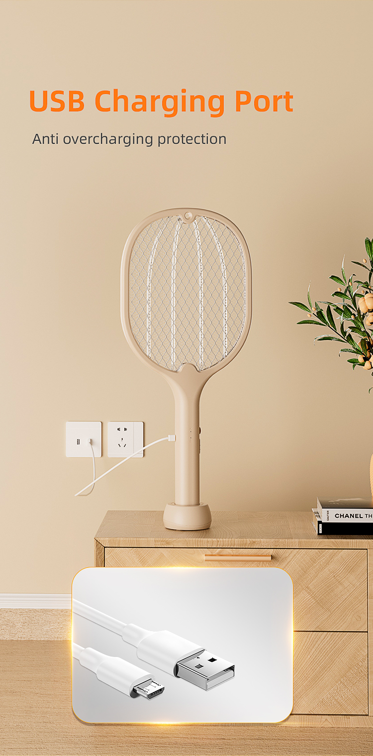 weidasi rechargeable plastic mosquito bat electric fly swatter mosquito killing lamp