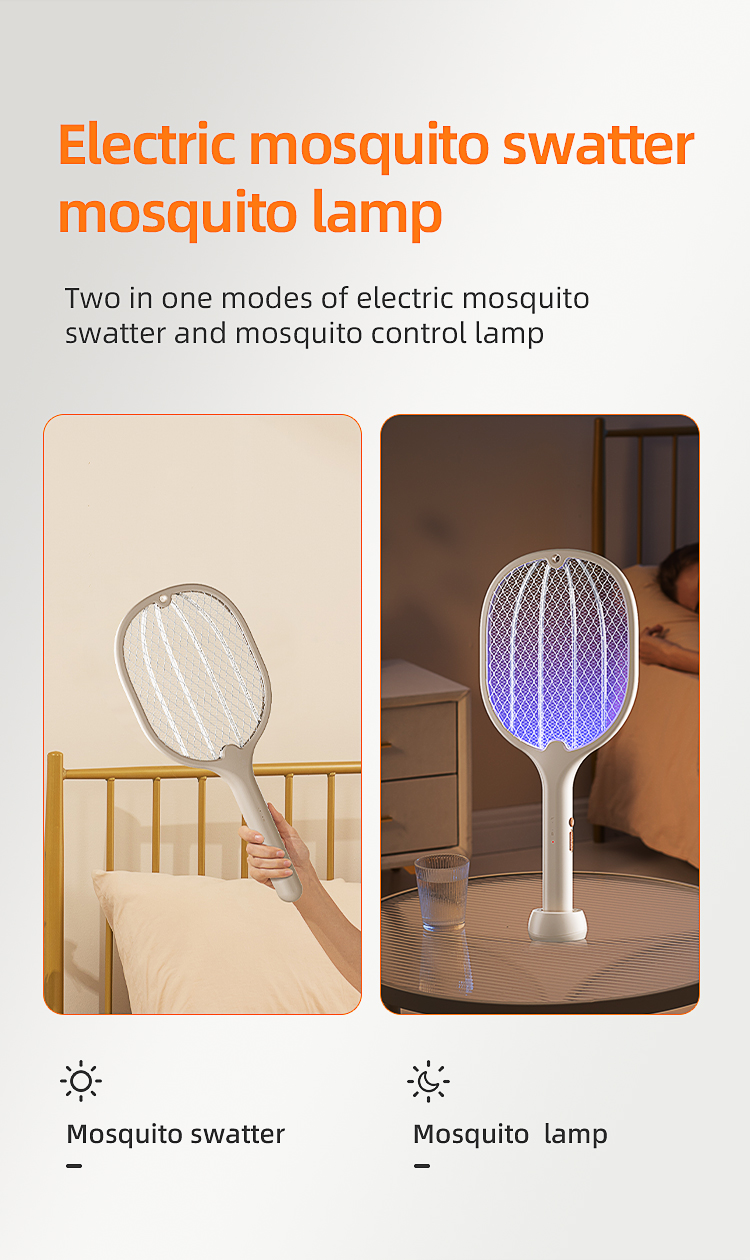weidasi rechargeable plastic mosquito bat electric fly swatter mosquito killing lamp